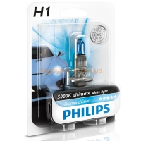 Автолампа Philips H1 Diamond Vision, 5000K, 1 шт (12258DVB1)